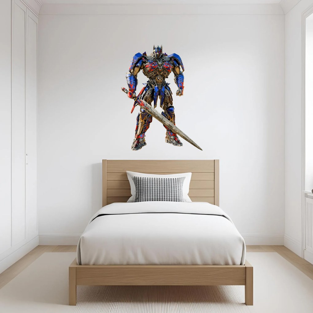 60x80cm Transformer - Optimus Prime - textilná nálepka na stenu