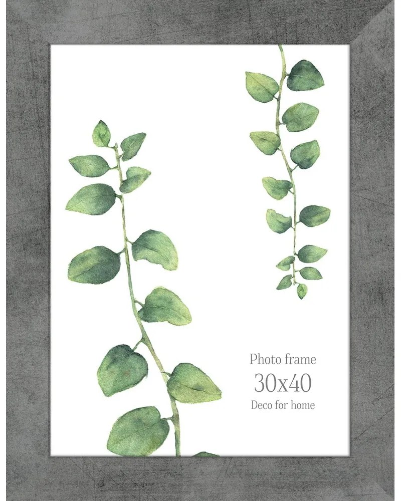 Sivý fotorámček Styler Lahti, 38 x 48 cm