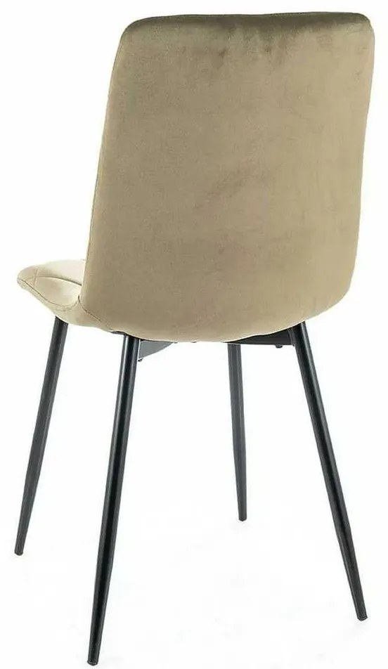 Jedálenská stolička Tom Velvet, olivová