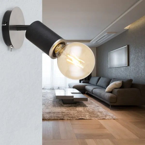 Globo 54032-1B - Nástenné bodové svietidlo JOSEBA 1xE27/60W/230V