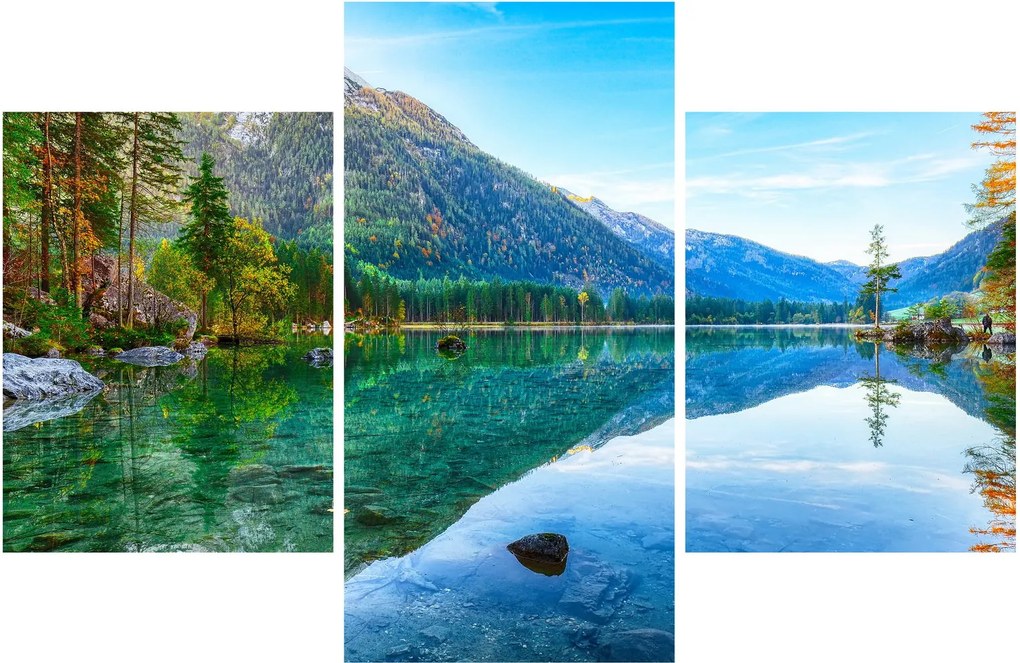 Obraz - Jazero Hintersee (90x60 cm)