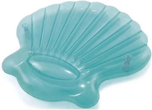 Intex Nafukovacie lehátko Seashell modrá, 191 cm