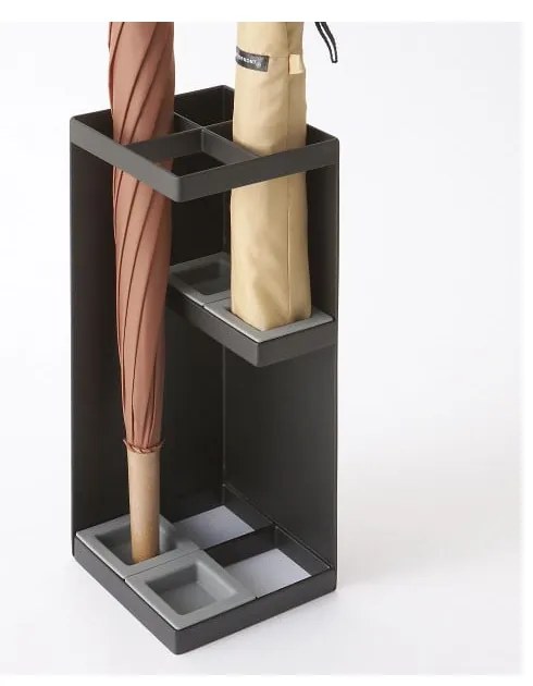 Čierny stojan na dáždniky YAMAZAKI Smart