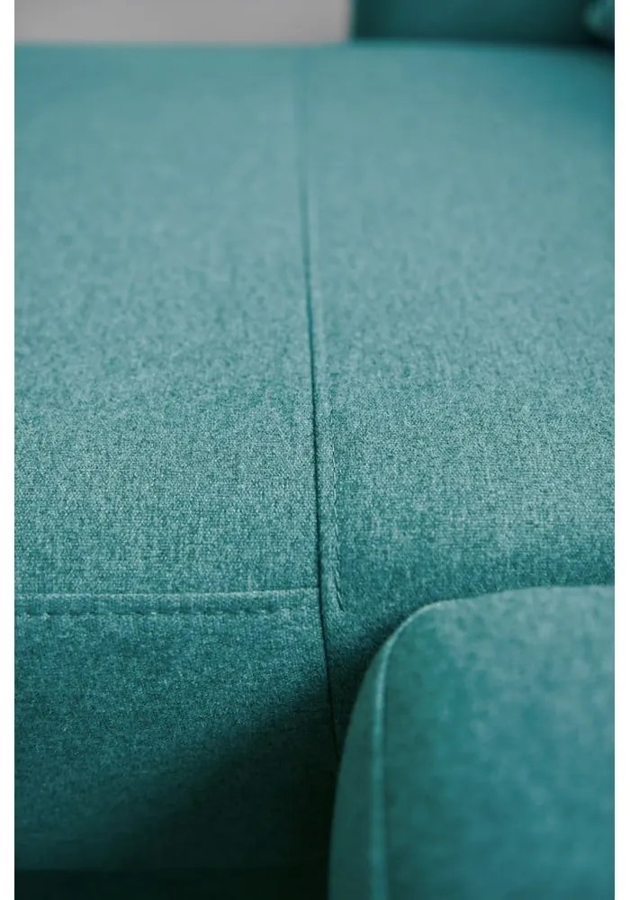 Tyrkysovomodrá variabilná rozkladacia rohová pohovka Bonami Selection Pop