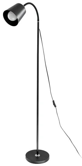 Stojacia lampa 1xE27/40W/230V čierna