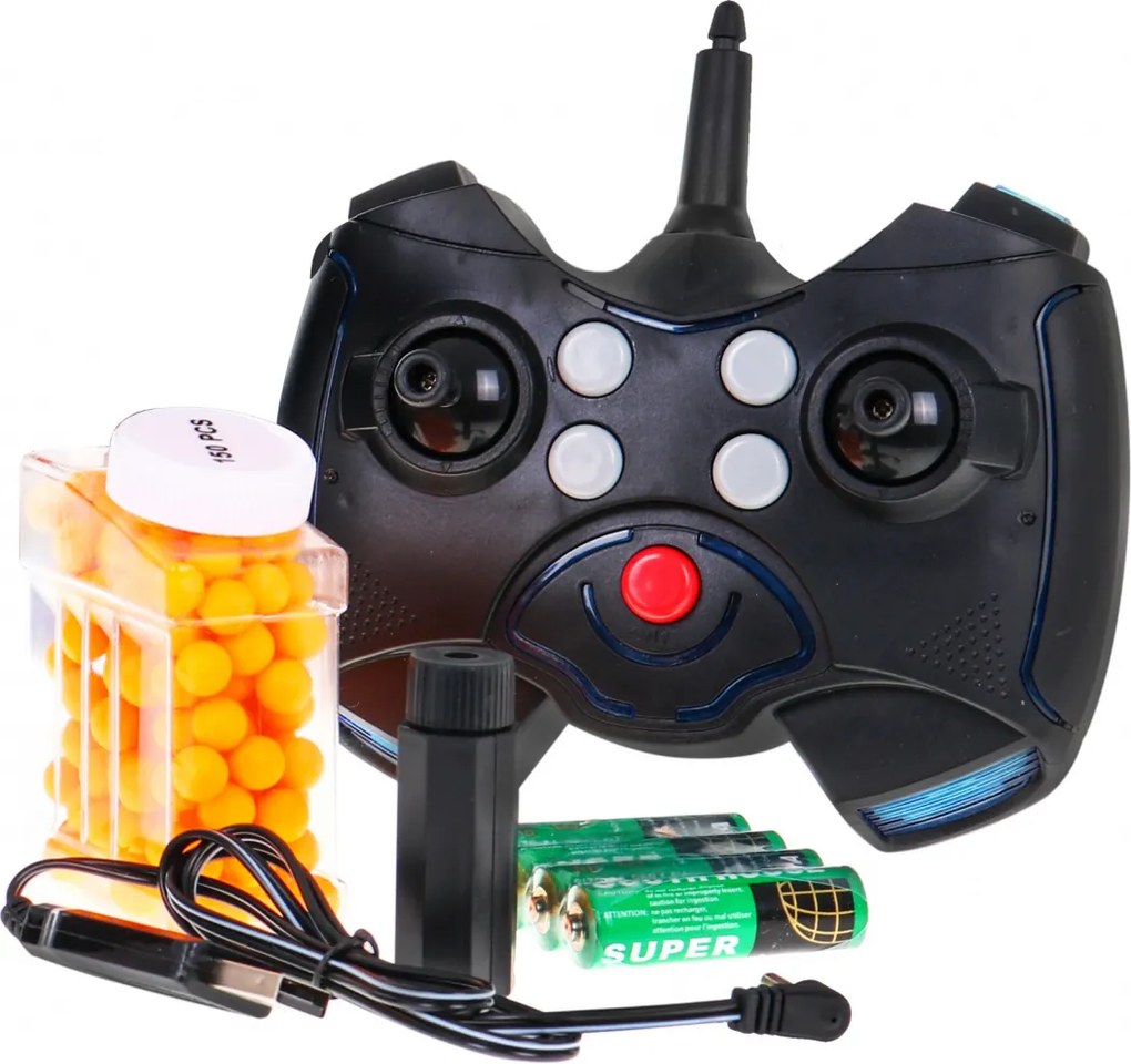 Ramiz Preliezačka s funkciou streľby pre deti 5+ Boj na terče + 150 žltých nábojov