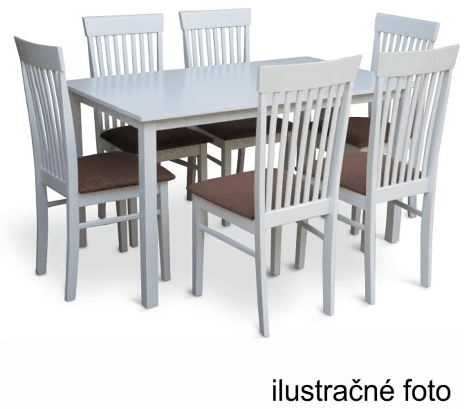 Kondela Jedálenský stôl, biela, 110 cm, ASTRO NEW
