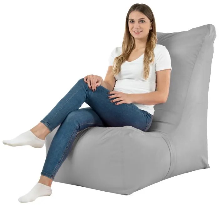 Sedací vak DISTINTO Nylon vodeodolný Farba: 17.Sv.Sivý