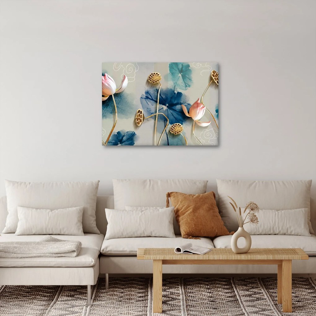 Obraz s kvetmi (70x50 cm)