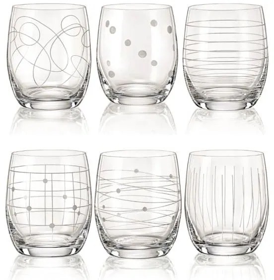 Crystalex Poháre ELEMENTS 300 ml, 6 ks