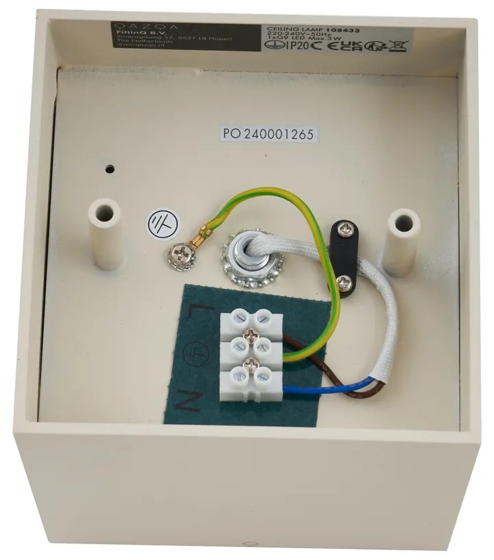 Moderné nástenné bodové svetlo béžové G9 nastaviteľné - Box