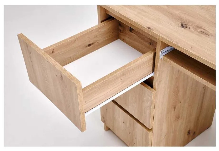 Písací stôl Canley, dub artisan