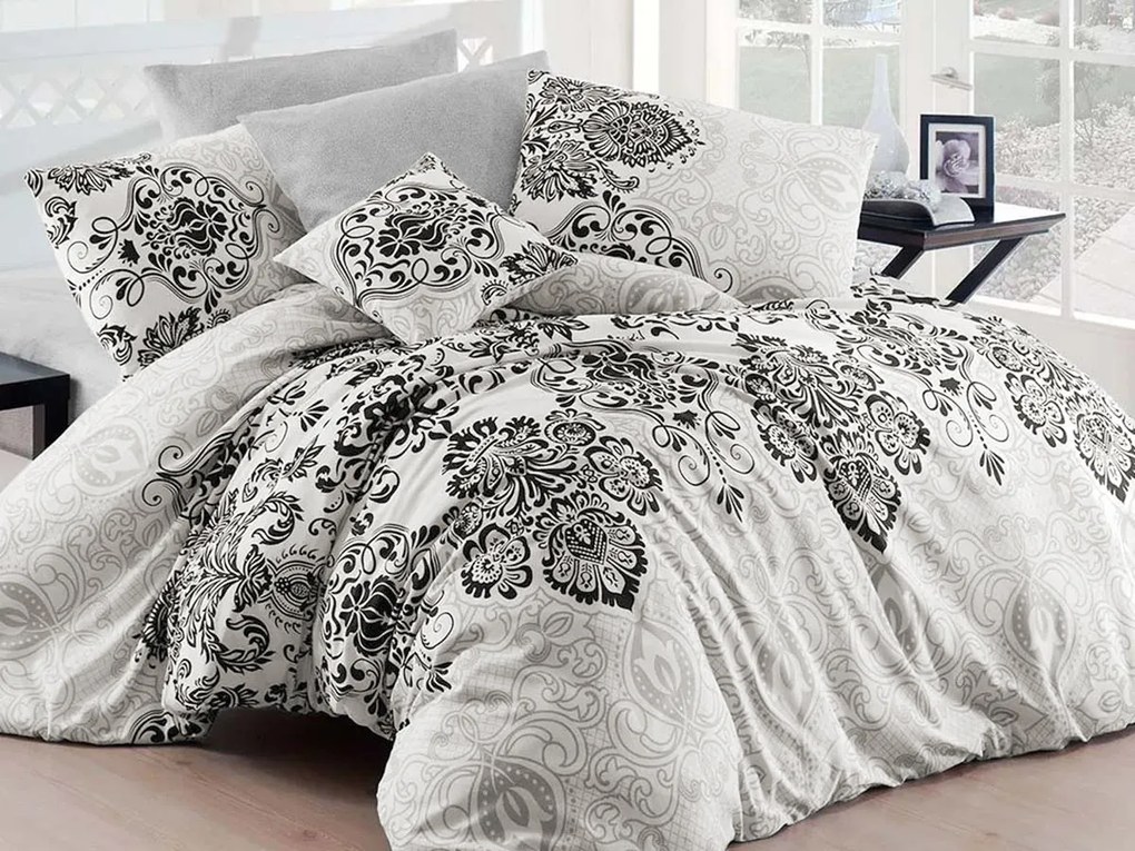 XPOSE® Francúzske bavlnené obliečky LUXURY - sivé
