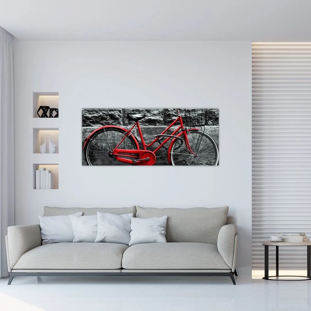 Obraz - Historický bicykel (120x50 cm)