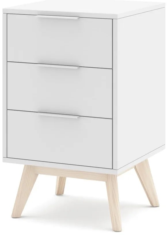 Biely nočný stolík Campus - Marckeric