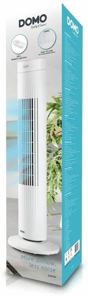 DOMO DO8154 stĺpový ventilátor s diaľkovým ovládaním