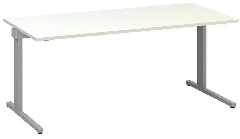 Stôl ProOffice C 80 x 180 cm, biela