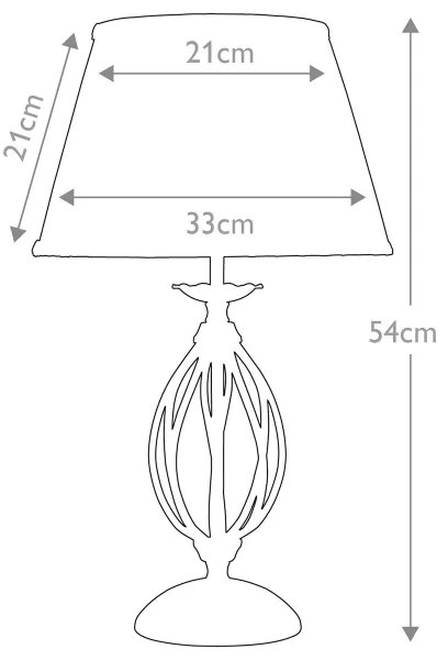 Elstead ART-TL-AGD-BRASS - Stolná lampa ARTISAN 1xE27/60W/230V bronzová