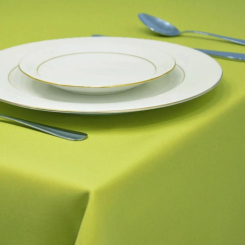 Dekorstudio Obrus na stôl - limetkovo zelený Rozmer obrusu (šírka x dĺžka): 140x220cm