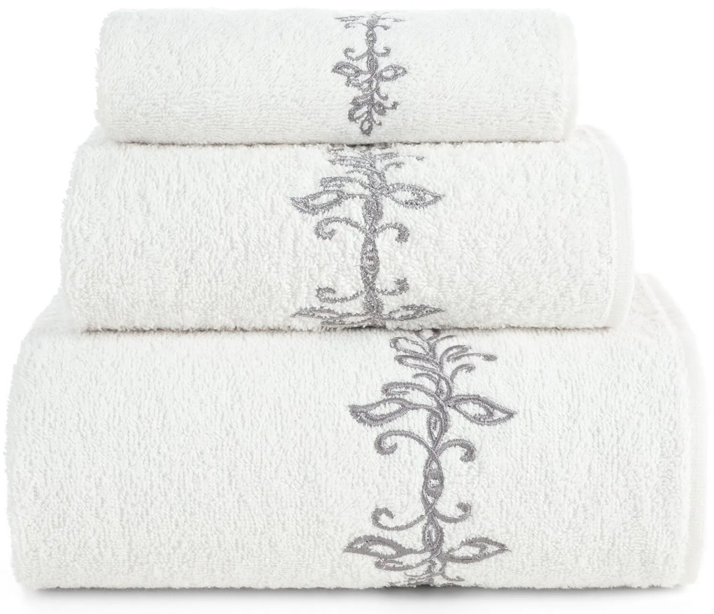 BAVLNENÝ UTERÁK KAMELIA SADA 1KS 30X50 CM, 1KS 50X90 CM, 1KS 70X140 CM KRÉMOVÁ