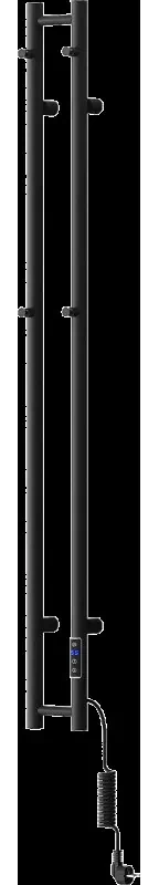 Mexen Pino elektrický radiátor vešiaky na uteráky 1405 x 137 mm, 150 W, čierny - W301-1405-137-00-70