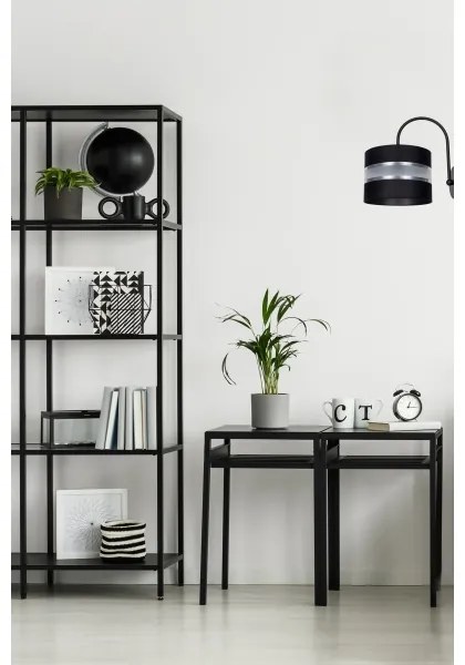 Nástenné svietidlo CORAL 1xE27/60W/230V čierna