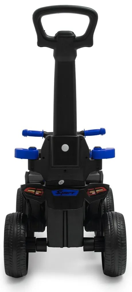 Detské odrážadlo Baby Mix Mega Prime EVA s vodiacou tyčou modré