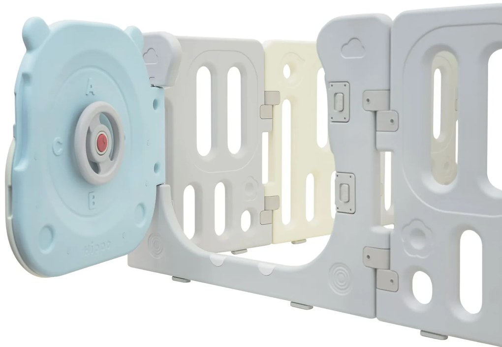 Modulárna ohrádka Hippo modrá pre deti ZOG.SQ-002 Farba: modrá