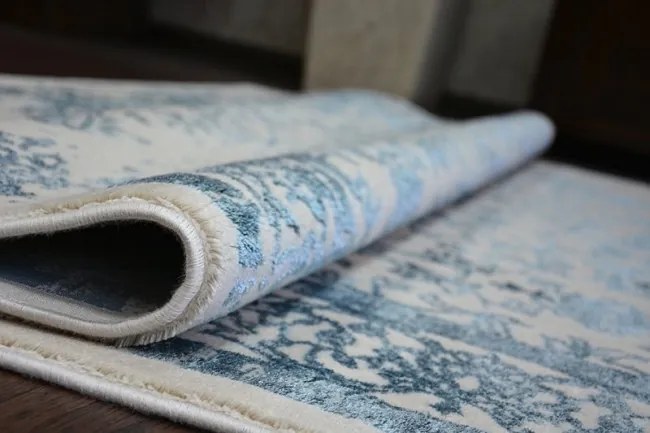 Koberec MANYAS 0920 Ivory/Blue
