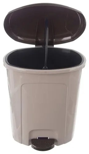 Orion Kôš odp. UH s pedálom 21 l kávovo hnedá, 21 l