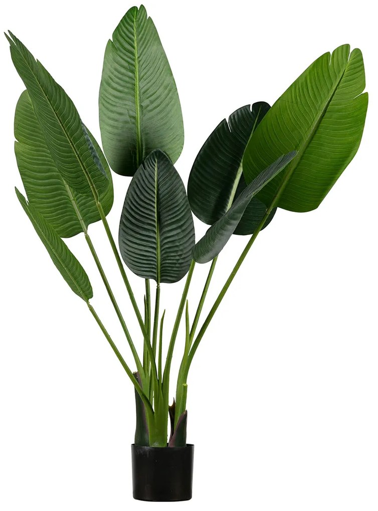 Umelá dekoratívna rastlina Strelitzia 108 cm 108 × 61 × 50 cm