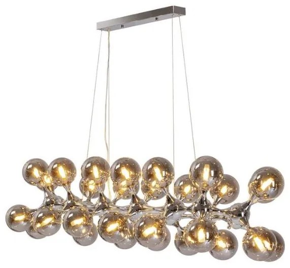 Atomic Balls visiaca lampa zlatá 140 cm