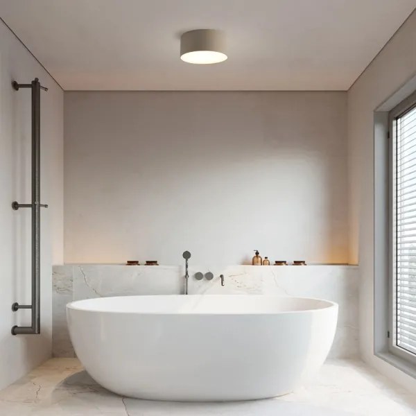 Brilagi - LED kúpeľňové stropné svietidlo FORIS LED/20W/230V pr. 15 cm béžové IP44