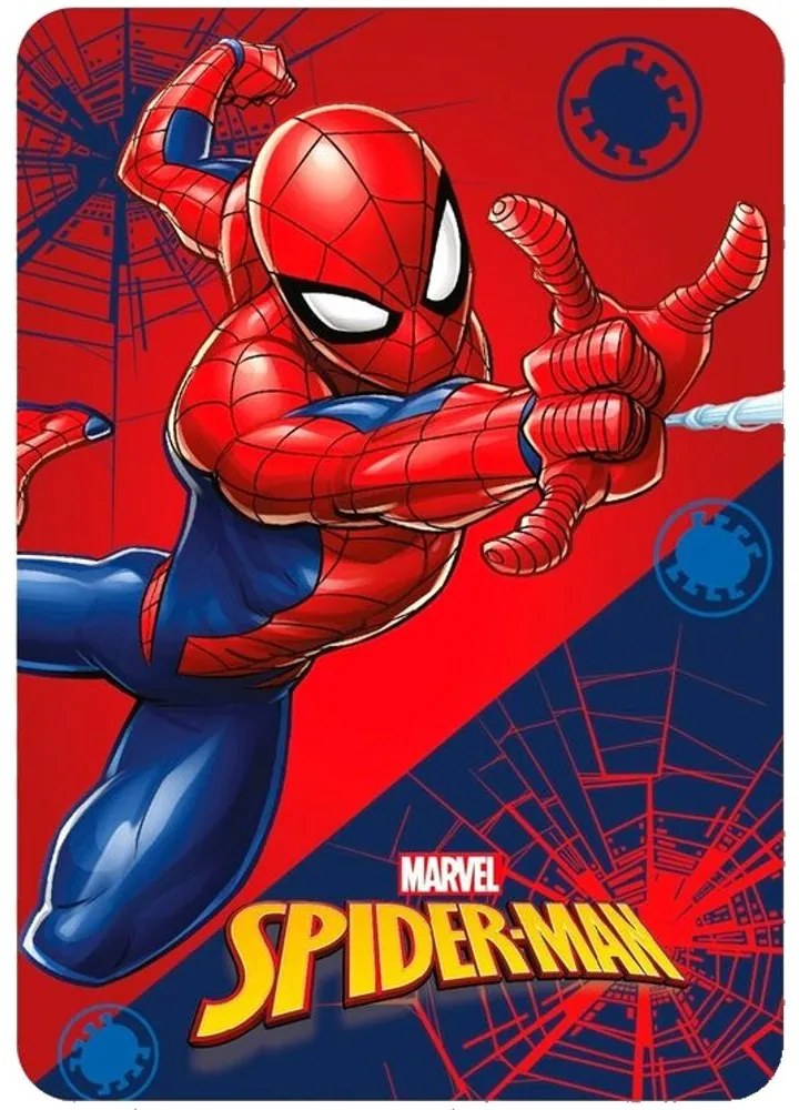 Detská flísová deka Spiderman - MARVEL - 100 x 140 cm