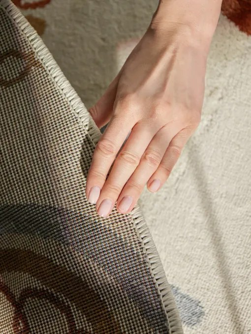 Koberec Hanse Home ADVENTURES BOWIE krémový kruh