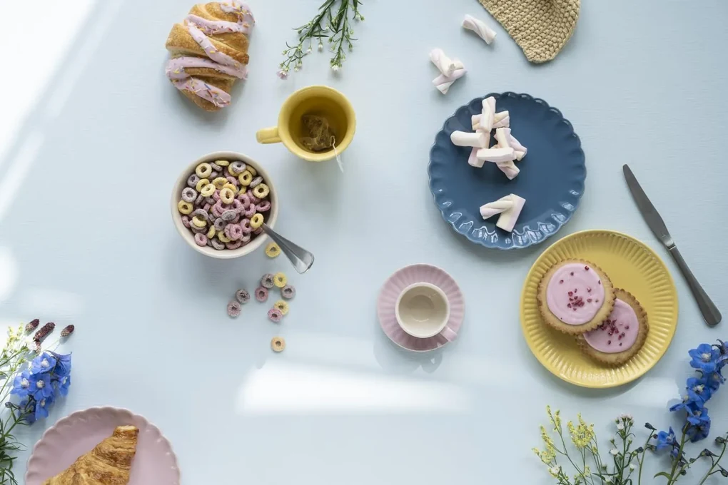 Žltá keramická miska na müsli MYNTE LEMONADE