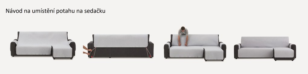 PovlečemeVás Poťah na rohovú pohovku - béžový Délka: 240 cm
