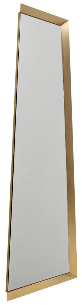Arezzo nástenné zrkadlo mosadzné 65x160 cm
