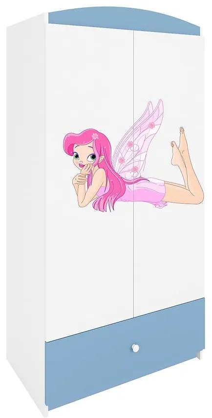 Skriňa Babydreams Modrá – Víla 2