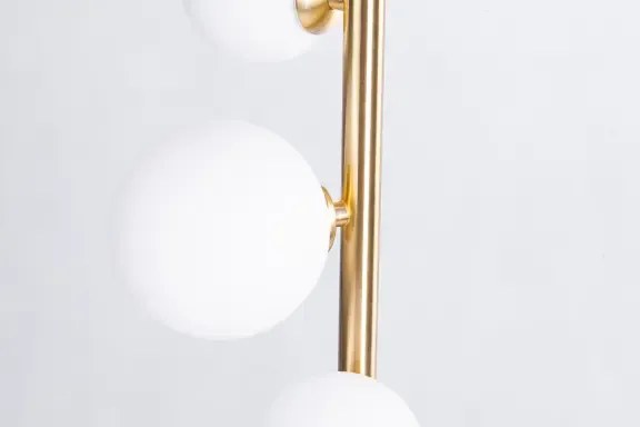 Dizajnová lampa Sybilla 6 zlaté
