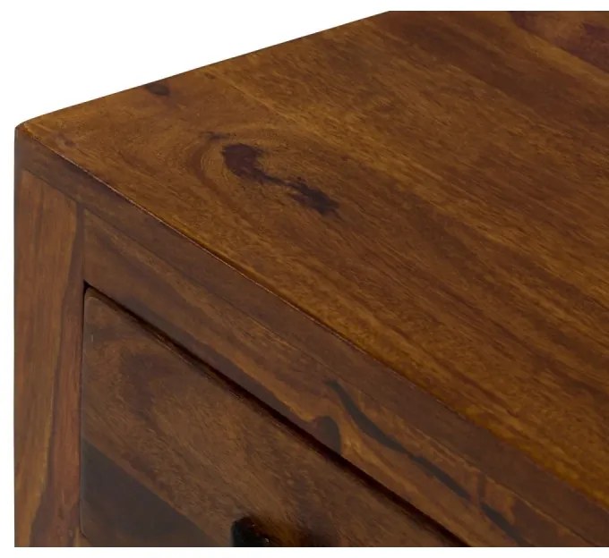 furniture-nabytek.cz - Masívny nočný stolík Palison z palisandru, lakovaný, hnedý