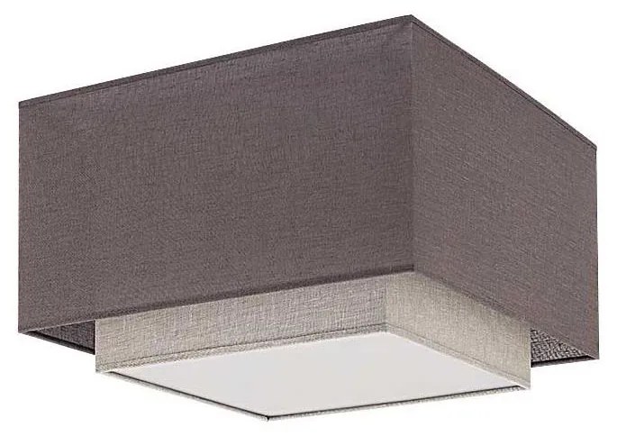 Duolla - Stropné svietidlo FORTE 3xE27/40W/230V šedá