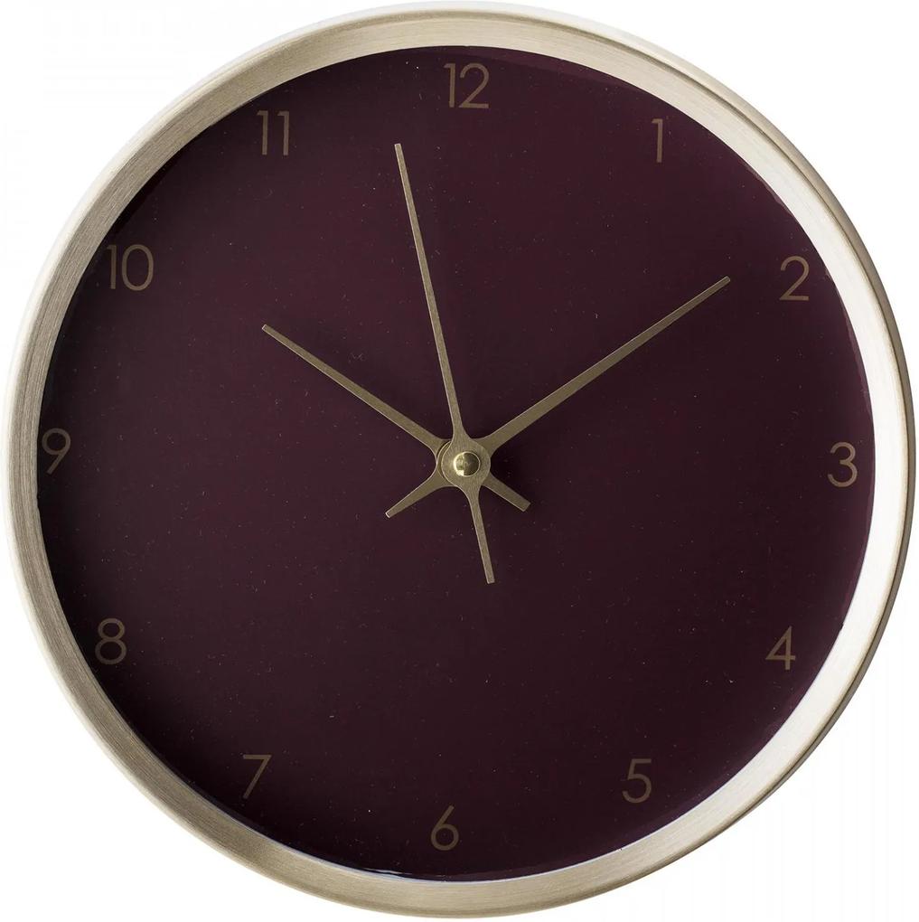 Bloomingville Nástenné hodiny Aluminium Purple