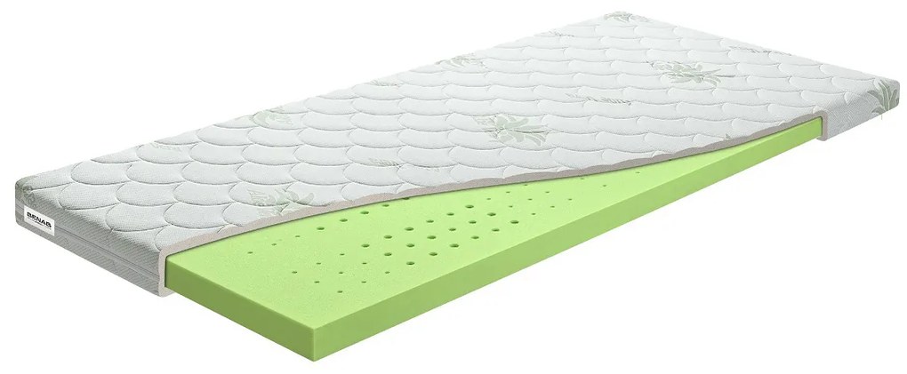 Vrchný matrac / Topper Benab Oidipus 200x90 cm (T3). Akcia -8%. Vlastná spoľahlivá doprava až k Vám domov. 763235