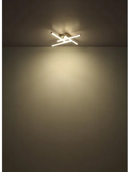 Globo 67346-24 - LED Stropné svietidlo KIRINA LED/24W/230V 4000K matný chróm