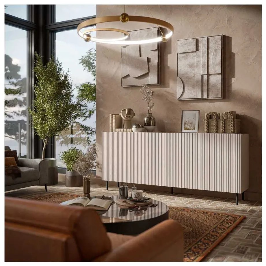 Komoda Kensington II, krémová