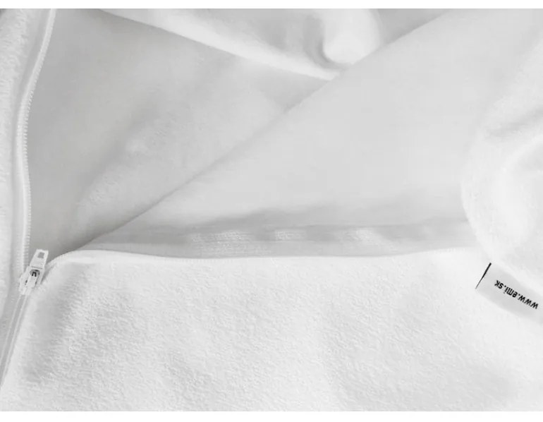 Chránič na matrac nepremokavý biely EMI, 140x200 18 cm