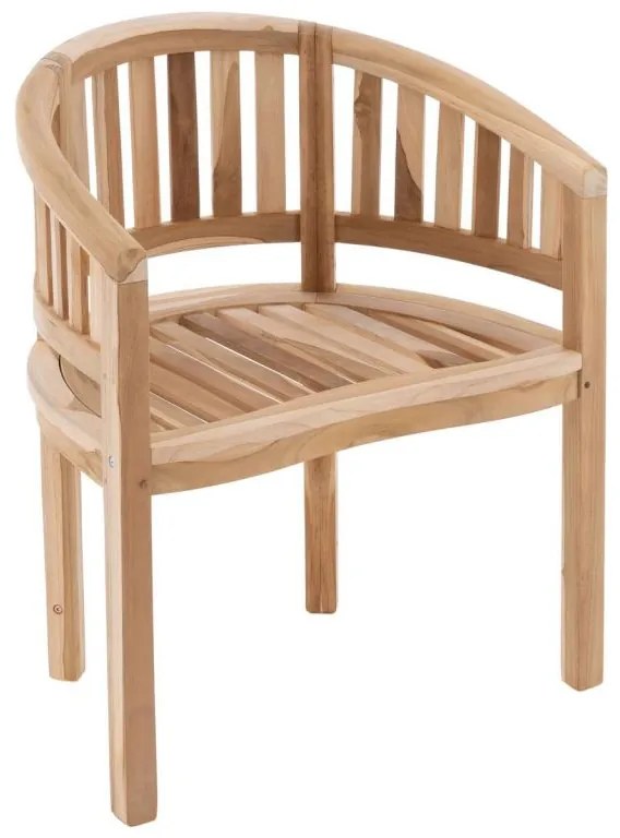 Divero záhradné teakové kreslo 83 x 68 x 48 cm