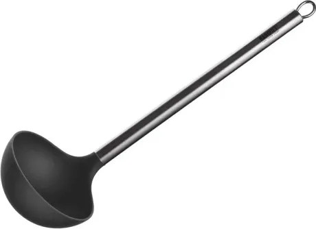 Kuchynská naberačka Akcent 29 cm, čierna%