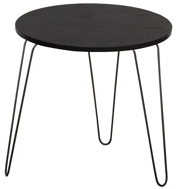 Príručný stolík Ronin - čierny dub / čierna